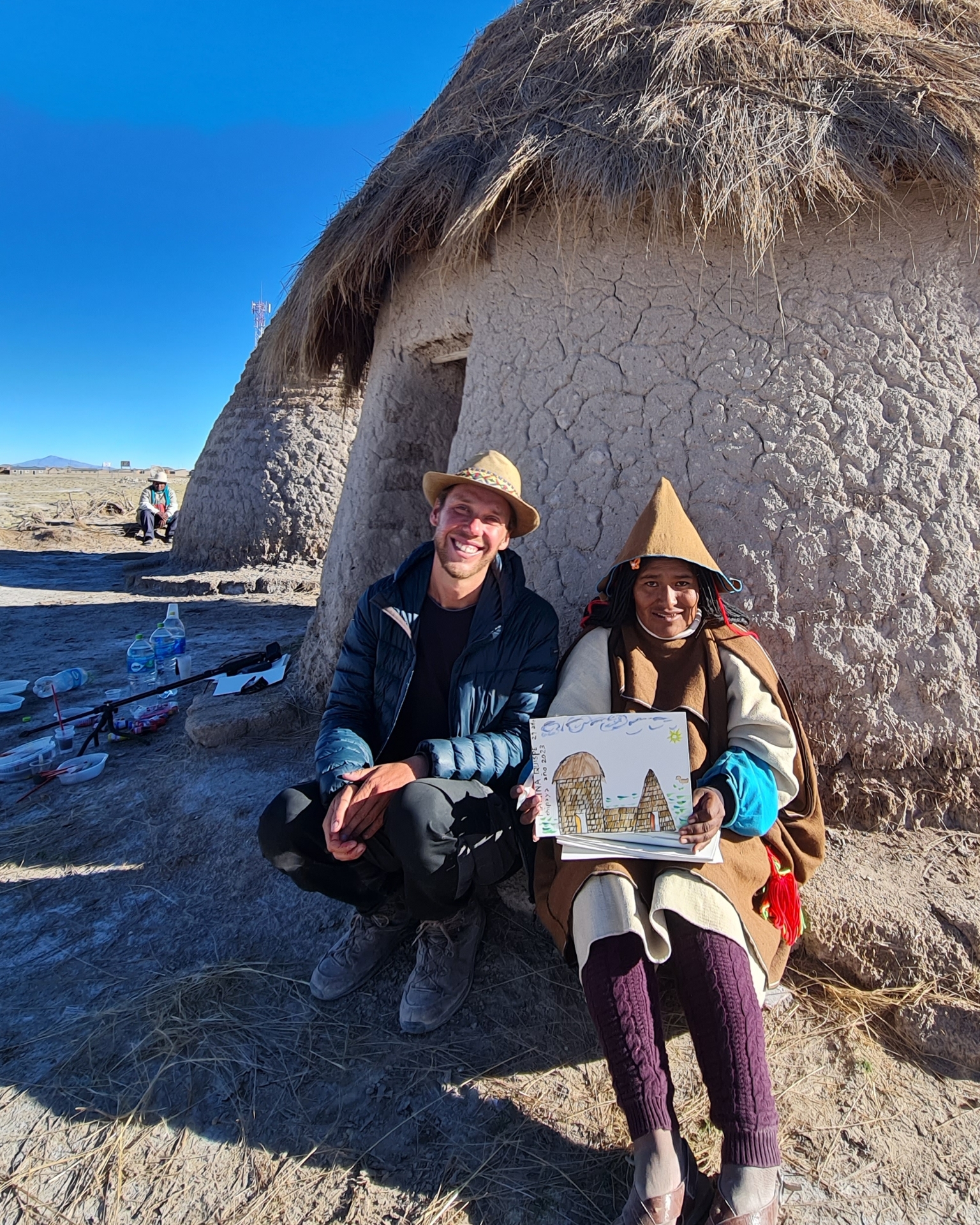 Rencontre humaine avec une habitante bolivienne