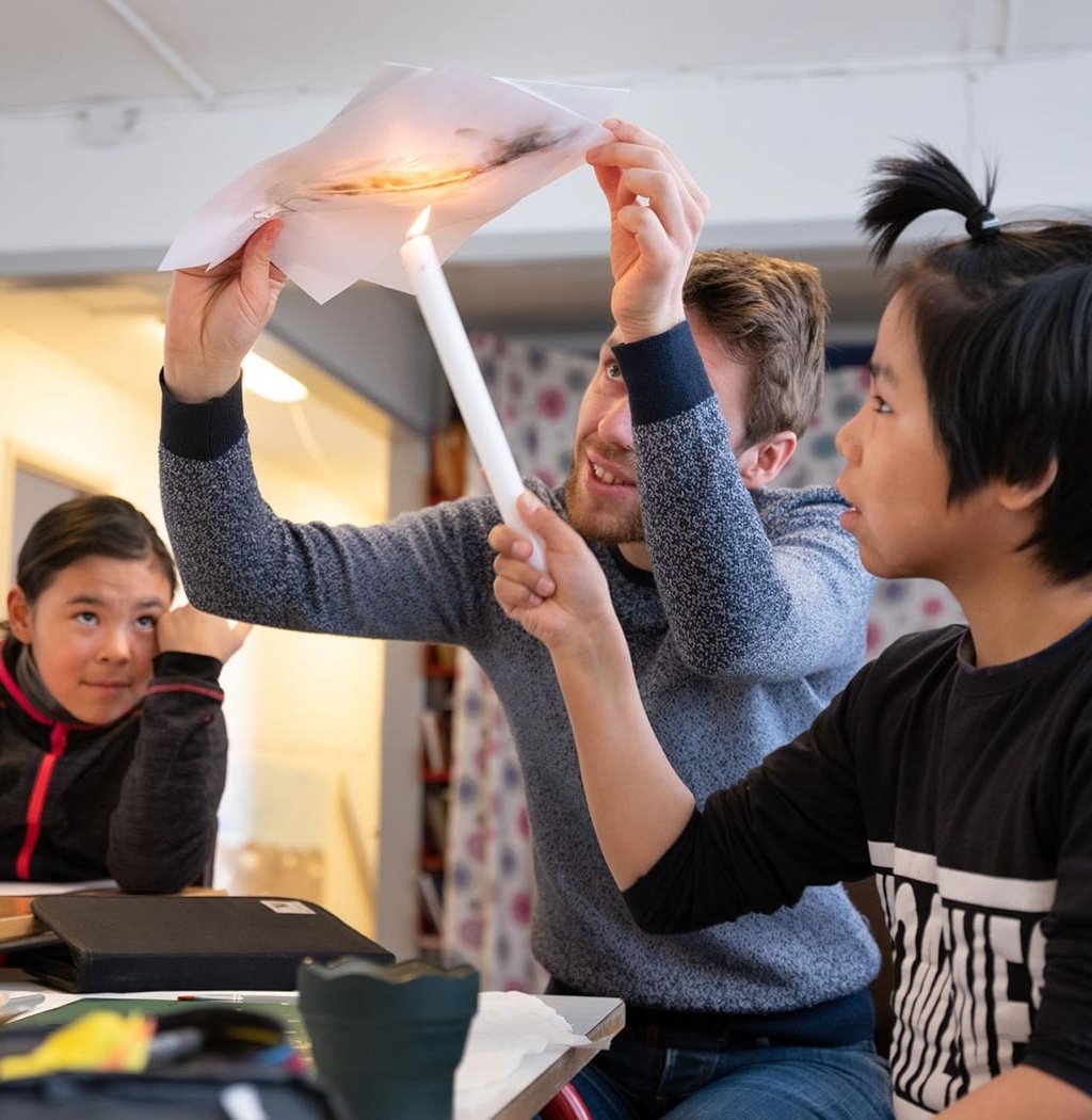 Peinture a la flamme — oeuvre originale Leo Jolly